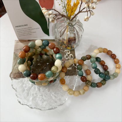 New Natural Color Bodhi Bracelet 12mm (Multiple Colors Available)