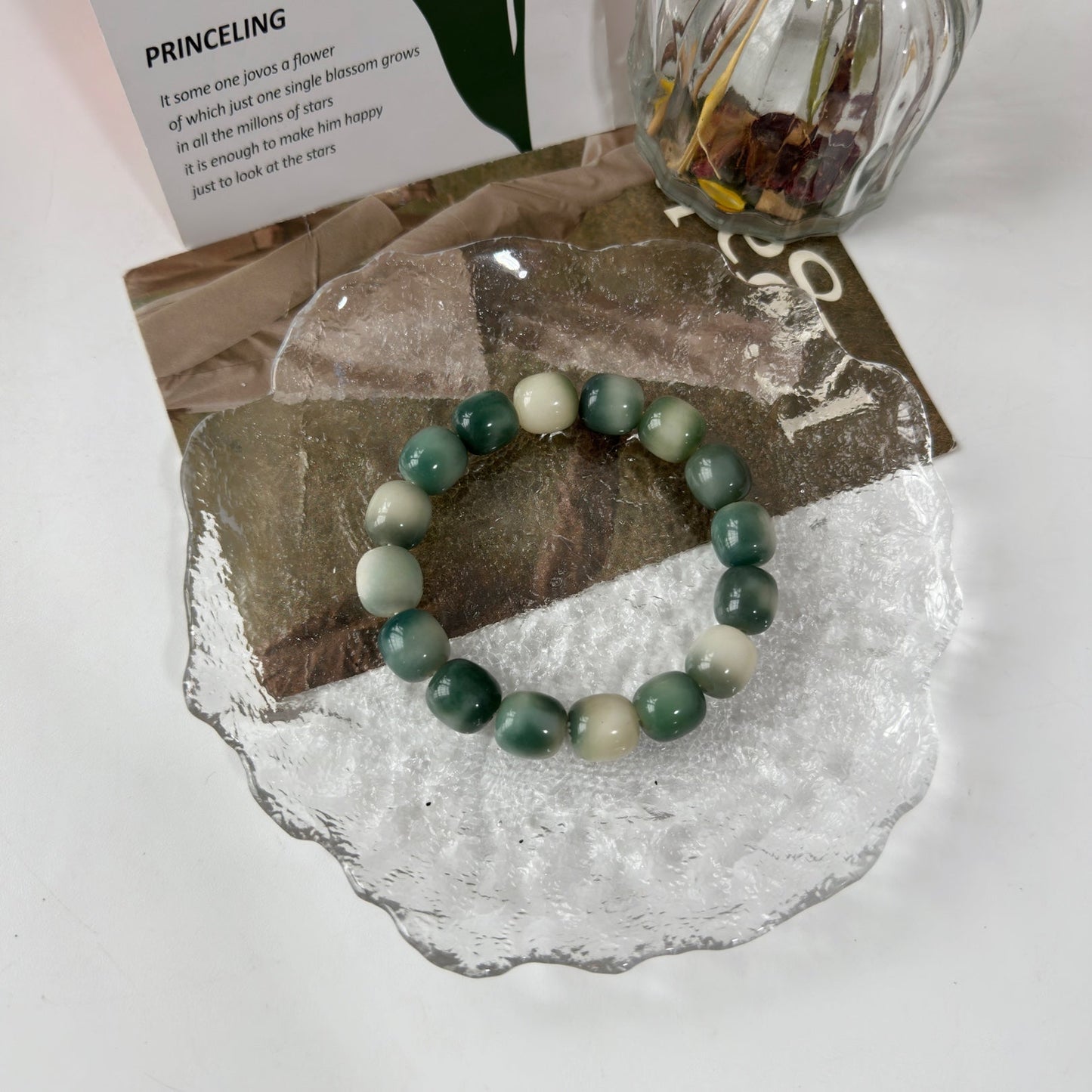 New Natural Color Bodhi Bracelet 12mm (Multiple Colors Available)