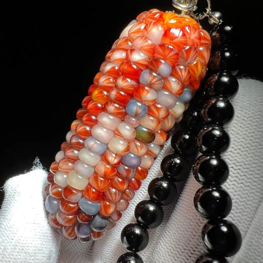 Gemstone-Colored Corn Ornaments, Multiple Options Available