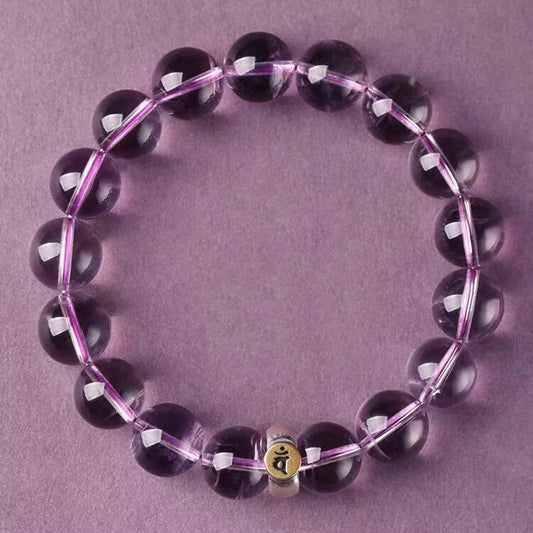 Natural Amethyst Bracelet Men's and Women's Bracelet